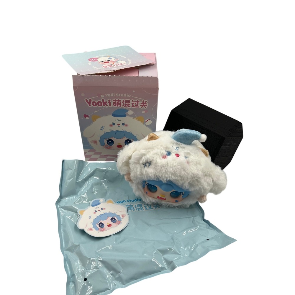 Yalli Studio Yooki Vintage Lamb Plush Pendant Keychain Figure Confirmed Box Set